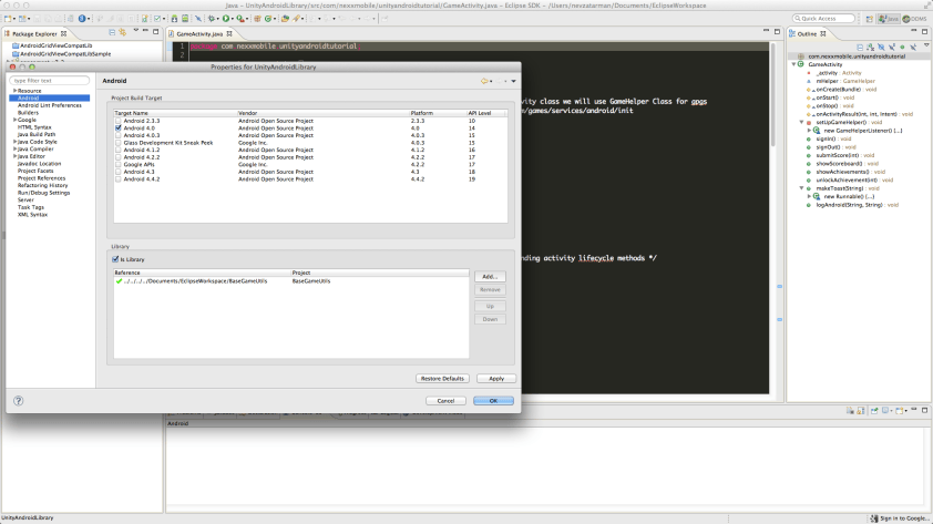 Unity Android Plugin Tutorial Series part4- Unity3d google play game ...